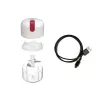 Beper P102ROB050 oplaadbare USB-hakmolen, 0,25 L, 30 W, wit/rood
