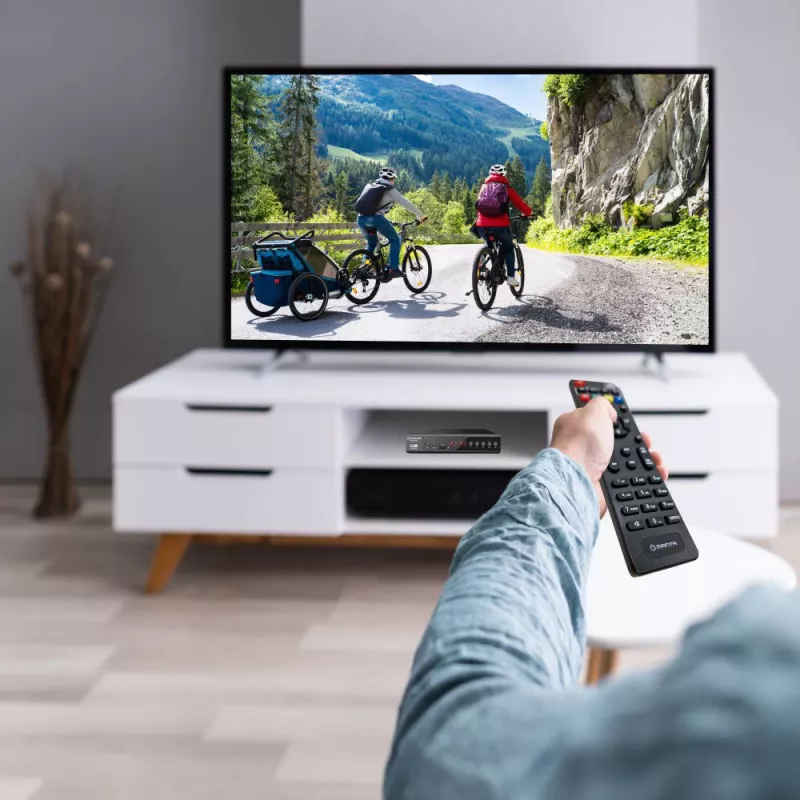 Digitale tv-receiver MANTA DVBT025PRO DVB-T2 full-hd-ondersteuning USB-opname