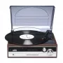 Denver VPR-190MK2 retro-platenspeler met radio en ingebouwde luidsprekers