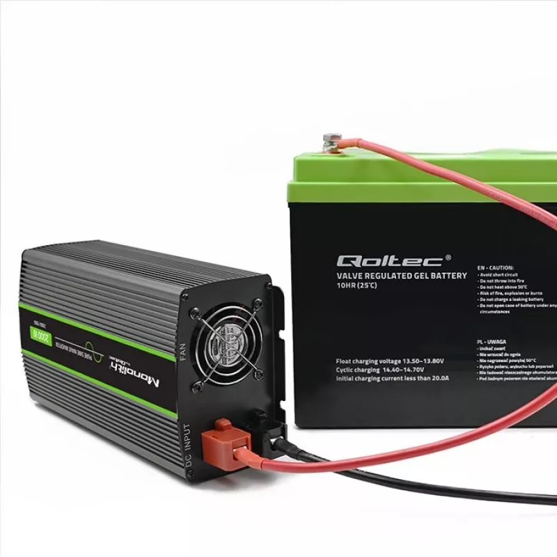 Auto-omvormer Qoltec Monolith 2000 W zwart 24 V