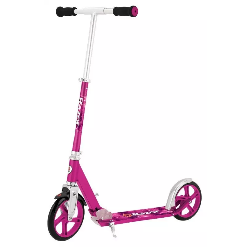 Step Razor A5 Lux – aluminium opvouwbaar, 20 cm polyurethaan wielen, verstelbaar stuur, max. belasting 100 kg, roze