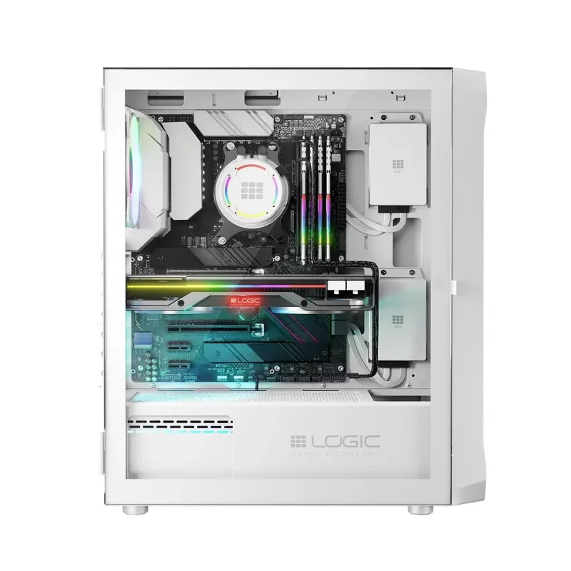 Logic PORTOS ARGB MINIDI USB 3.0 behuizing wit