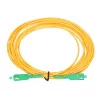 Extralink SC/APC-SC/APC patchkabel, LSOH, singlemode, simplex, G.657A2, 3 mm, 15 m, geel