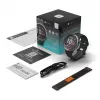 Stelio polshorloge STSWA102BT Activ Pro GPS 46 mm zwart titanium behuizing