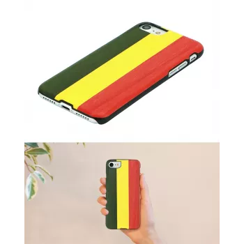 Smartphonehoesje man and wood voor iPhone XR — Reggae zwart