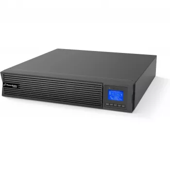 Rack USV PowerWalker VFI 1500 LICR IOT PF1 on-line 1500 VA, 8× IEC C13, USB-B, RS-232, LCD, 2U