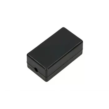 Aansluitdoos Extralink voor Cat5e UTP-kabel, kunststof, zwart, 1‑poorts