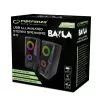 Luidspreker ESPERANZA BAILA 6 W bedrade zuilluidspreker, 6 W RMS, 160–20000 Hz, 3 Ω, USB & 3,5 mm, paar