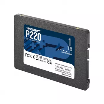 2,5 inch SATA III SSD PATRIOT P220 1 TB — 550/500 MB/s, 50k IOPS, 7 mm