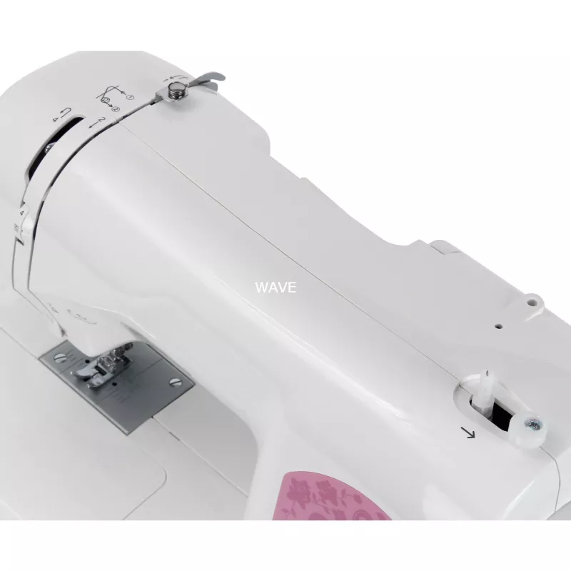 Singer 6699 naaimachine, elektronisch, wit, roze