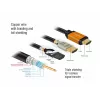 HDMI-kabel DeLOCK 85729 2 m HDMI Type-A standaard zwart goud