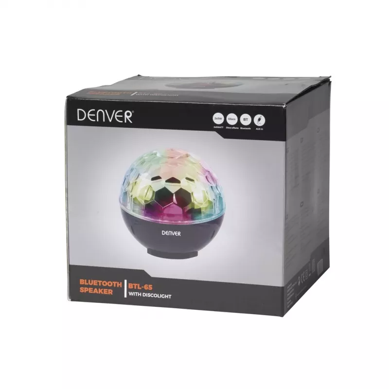 Bluetooth-luidspreker Denver BTL-65 zwart
