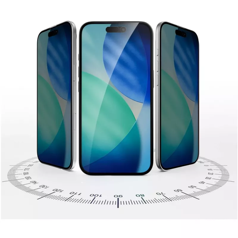 4smarts Second Glass Privacy met montageframe iPhone 17 Air (541573)