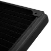 Radiator XSPC TX360 ultrathin — 360 mm, zwart