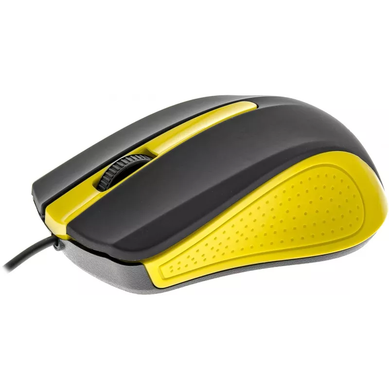 USB bedrade muis, 3 knoppen, rubberachtig oppervlak