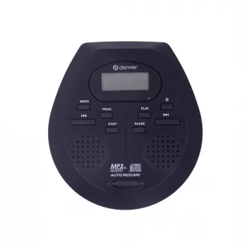 Draagbare cd-speler Denver DMP-395B zwart MP3-weergave LCD-display