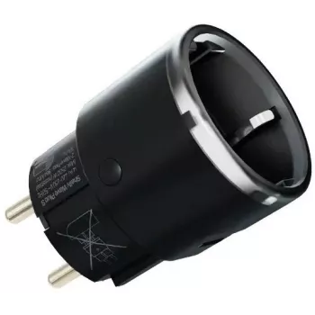 Slimme stekker Shelly Wave Plug S Z-Wave 800 zwart — Z-Wave 800 slim stopcontact, 230 V/12 A, 2500 W, vermogensmeting