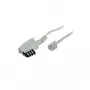 Telefoonkabel S/CONN 70046-W 6 m wit