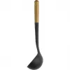 Stoflepel - 31 cm, bruin-zwart