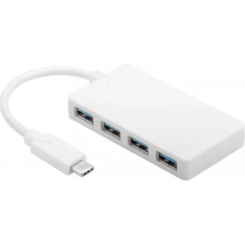 Microconnect USB3.1CUSB3 interface-hub USB 3.2 Gen 1 (3.1 Gen 1) Type-C 5000 Mbit/s wit