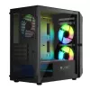 Computerbehuizing Logic Concept Portos Mini ARGB Micro ATX zwart