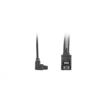SATA III-kabel LANBERG CA-SASA-13CU-0050-BK 0,5 m, SATA 7-polig naar 7-polig, 6 Gbit/s, zwart