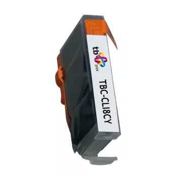 Inkt TBC-CLI8CY (Canon CLI8CY) cyaan 100% nieuw