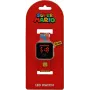 Kids Euroswan polshorloge LED Super Mario rood digitaal kinderhorloge met LED-display