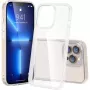 Nevox StyleShell SHOCKFlex 2377 hoesje voor iPhone 16 Pro Max, TPU/polycarbonaat, transparant