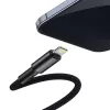 Baseus High Density gevlochten kabel Type-C naar Lightning, PD, 20W, 1m (zwart)