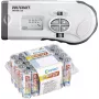 VOLTCRAFT batterijtester MS-229 LCD + Conrad energy alkaline Mignon-batterijen 24-delige set