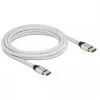 HDMI-kabel DeLOCK Ultra High Speed 48 Gbps 8K 60 Hz zilver 3 m