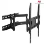 Maclean MC-760 tv-wandbeugel voor 26–55 inch, VESA 100×100–400×400, max. 30 kg, kanteling ±15°, wandafstand 7–46 cm, metaal, zwart