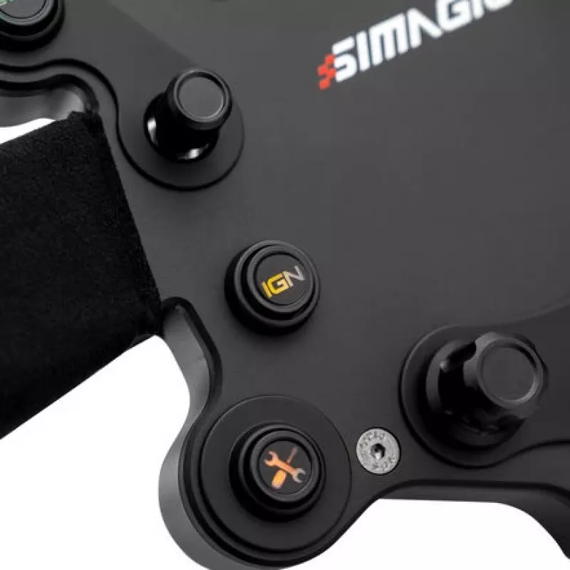 Simagic GTS Alcantara S202 — met Alcantara beklede sim-racing stuurwiel, model S202