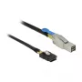SAS-kabel DeLOCK 83616 1 m 6 Gbit/s zwart