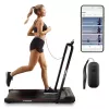 Gemotoriseerde loopband Xblitz X-RUNNER — opvouwbaar compact, max. snelheid 12 km/h, max. draagvermogen 120 kg, zwart