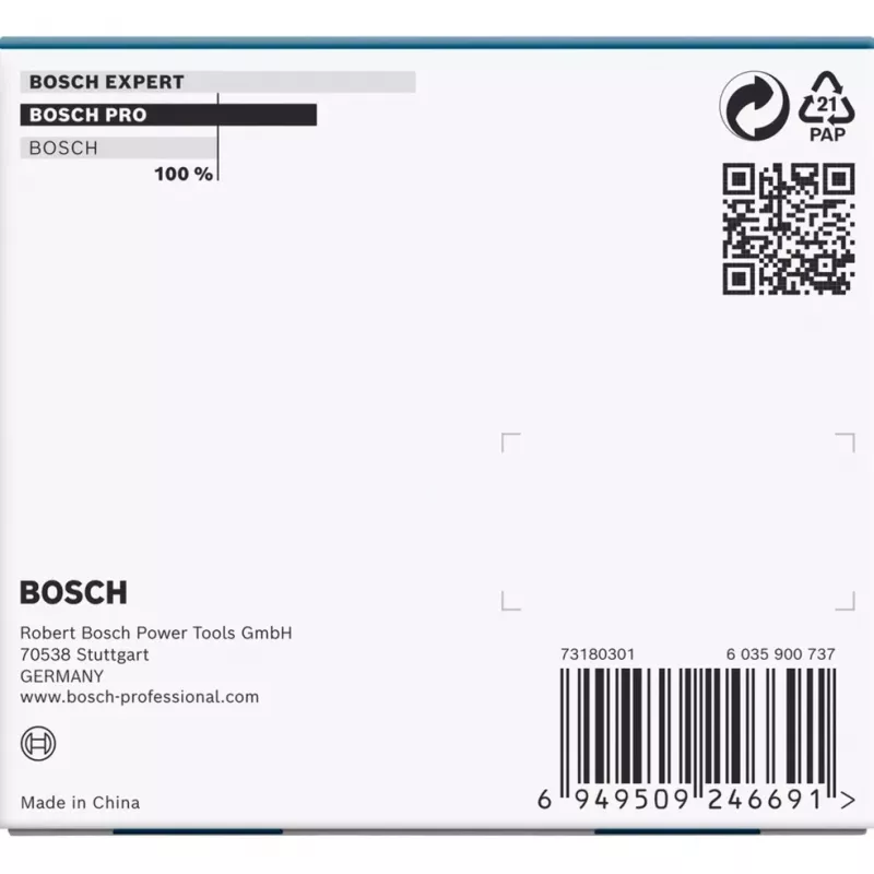 Slagsleutelset Bosch PRO 1/2 inch, 3-delig, diepe dopsleutels met velgbescherming