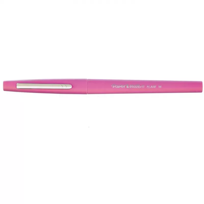 Viltstift Papermate Flair Original middel blauw groen oranje roze