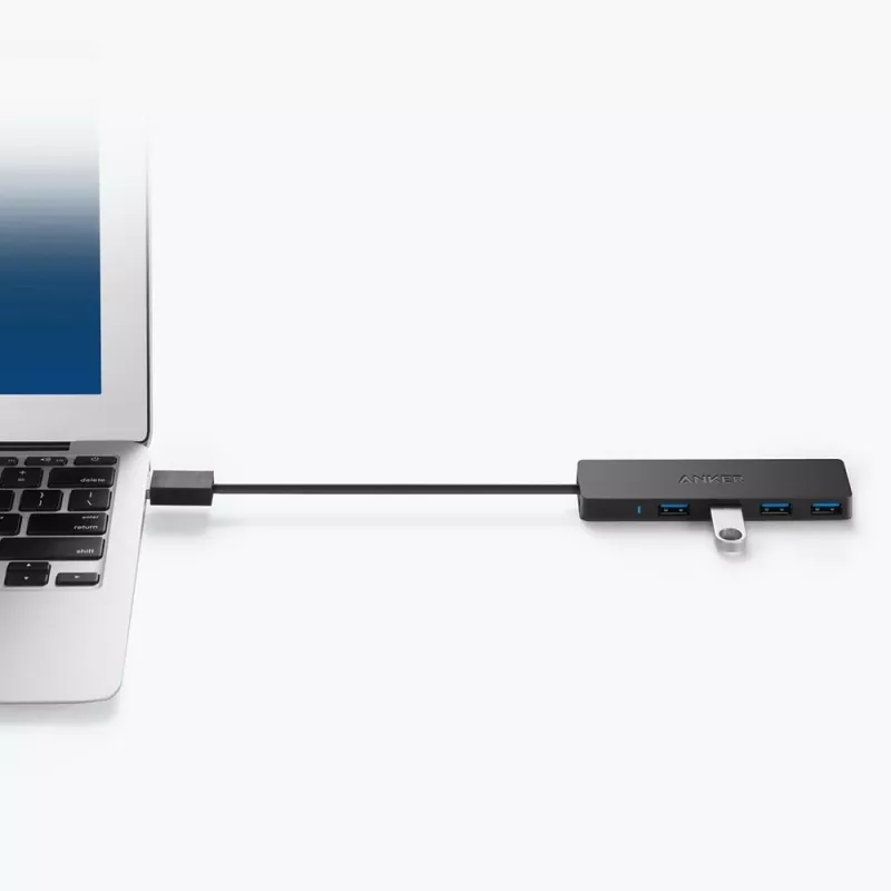 USB Hub Anker Innovations A7516016 USB 3.2 Gen 1 Type-A 5000 Mbit/s zwart