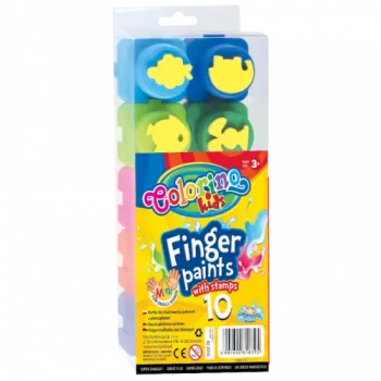 Colorino Kids vingerverf 10 kleuren