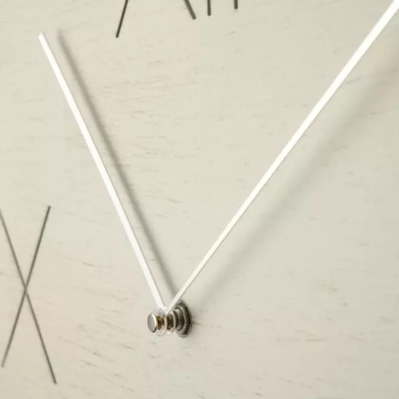 NeXtime klok 3104wi Galileo, Ø43 cm, wand, gebroken wit