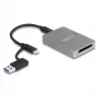 DeLOCK USB Type-C kaartlezer CFexpress XQD aluminium grijs 10000 Mbit/s