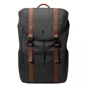 Laptop-rugzak Tomtoc VintPack-TA1, 22 L inhoud, geschikt voor maximaal 15,6 inch (zwart)