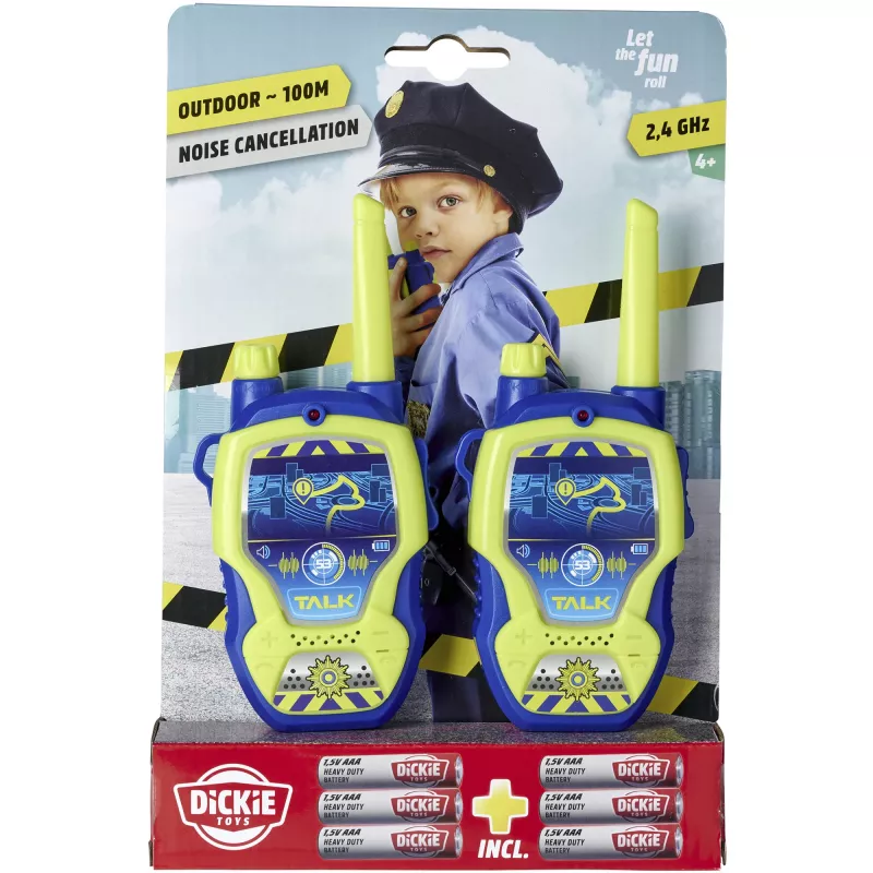 Walkie-talkieset Dickie Police 2,4 GHz, 2 stuks, model 201118197
