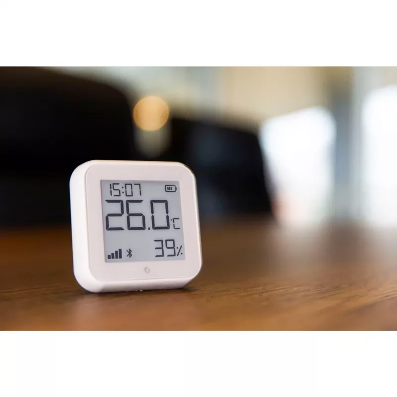 Temperatuur- en vochtigheidssensor Shelly H&T Gen3 Wi-Fi wit