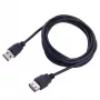 USB-A-stekker - USB-A-bus verlengkabel SBOX 2m