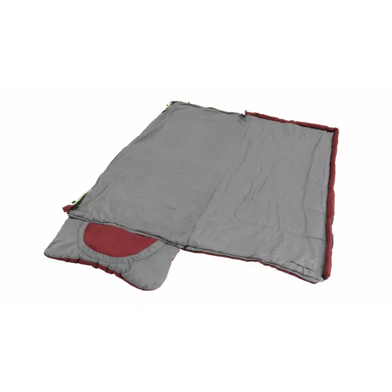 Slaapzak Outwell Contour Junior rechthoekig polyester 170 cm x 70 cm, rood