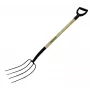 Tuinvork Fiskars houten steel, 4 tanden, model 250