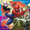 Puzzel 3x49 stukjes Spiderman