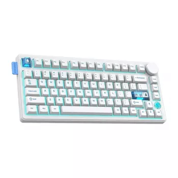 Bluetooth-toetsenbord in mechanische stijl Onikuma MT706 wit — draadloze Bluetooth-connectiviteit, compacte layout